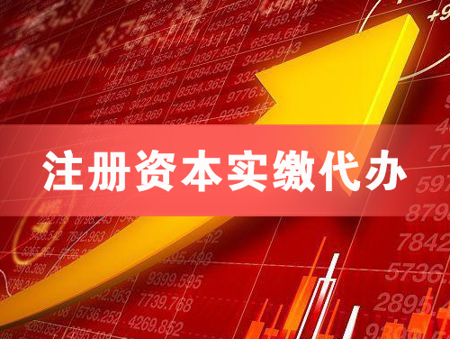 应城注册资本实缴代办